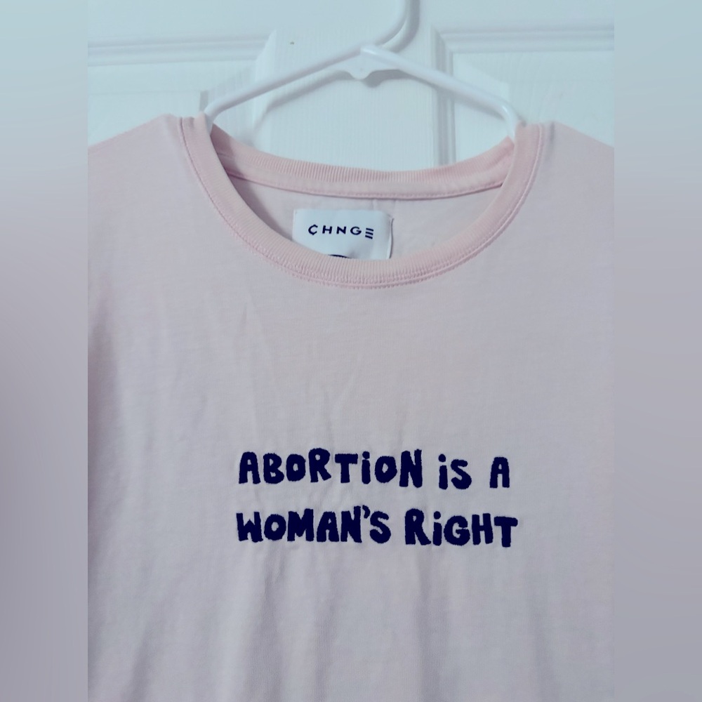 CHNGE Pink Statement Long Sleeve Tee - Picture 3 of 7